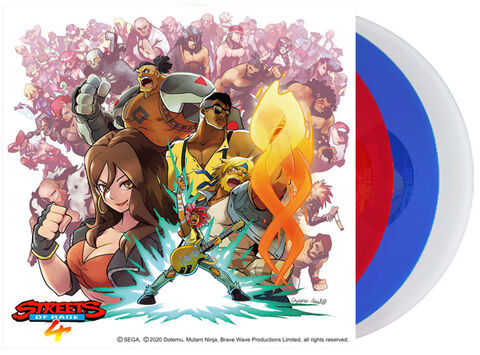 Vinyle Streets Of Rage 4 The Definitive Soundtrack Colore Exclu Micromania